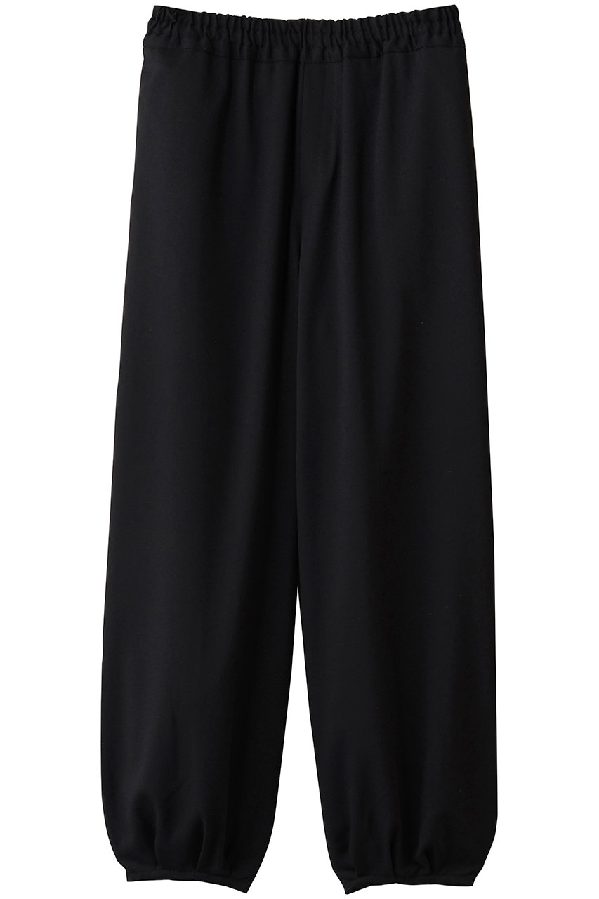 mizuiro ind tucked hem cocoon PT パンツ (black, F) ミズイロインド ELLE SHOP mizuiro ind tucked hem cocoon PT パンツ (black, F) ミズイロインド ELLE SHOP