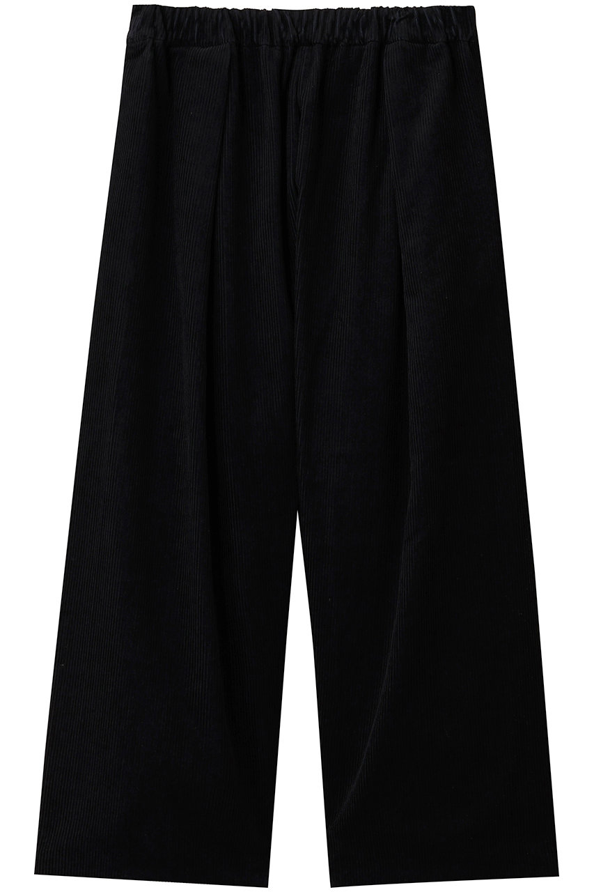 mizuiro ind corduroy wide PT パンツ (black, F) ミズイロインド ELLE SHOP mizuiro ind corduroy wide PT パンツ (black, F) ミズイロインド ELLE SHOP