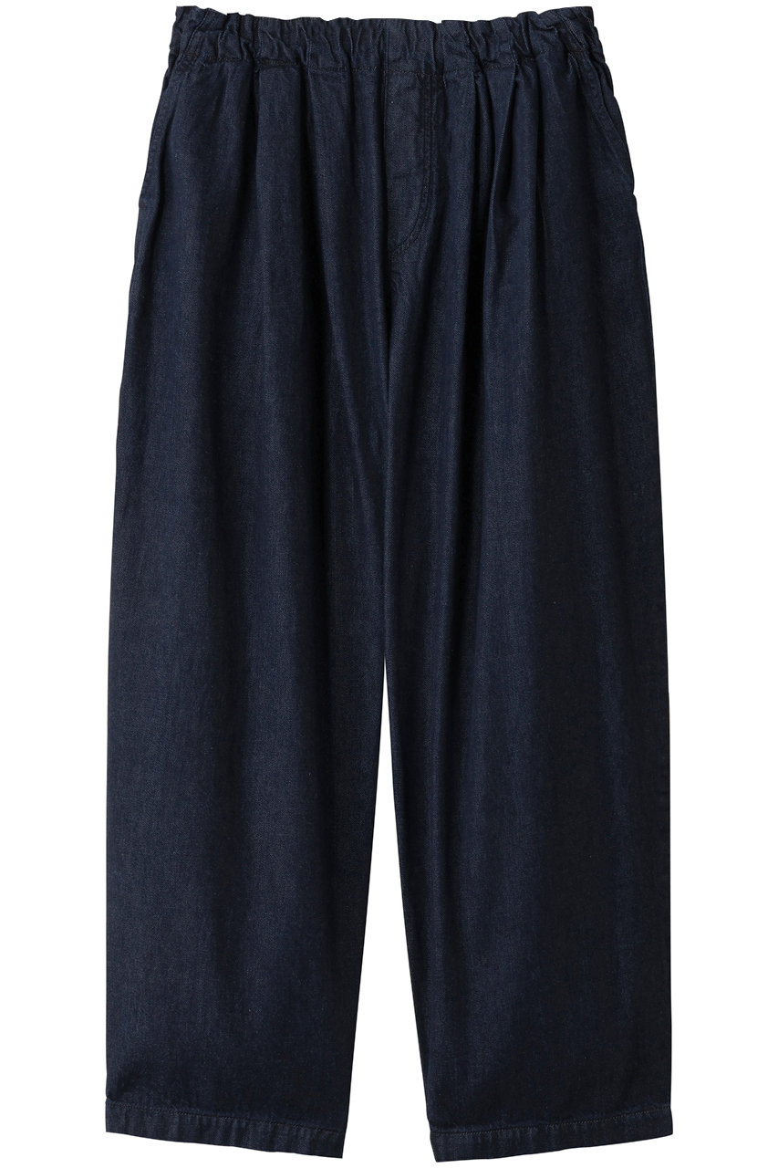 mizuiro ind denim tucked wide pants パンツ (ワンウォッシュ, F) ミズイロインド ELLE SHOP mizuiro ind denim tucked wide pants パンツ (ワンウォッシュ, F) ミズイロインド ELLE SHOP