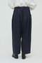デニムタックワイドパンツ ミズイロインド/mizuiro ind
