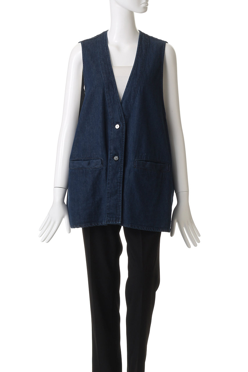 mizuiro ind(ミズイロインド)｜デニムベスト/フェード の通販