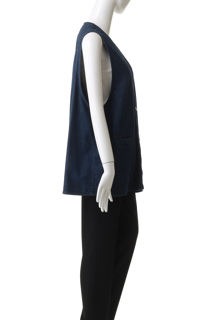 mizuiro ind(ミズイロインド)｜デニムベスト/フェード の通販