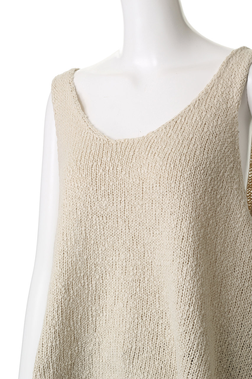 mizuiro ind(ミズイロインド)｜リリーヤーンベスト/ivory の通販