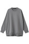 クルーネックワイドプルオーバー ミズイロインド/mizuiro ind l.gray