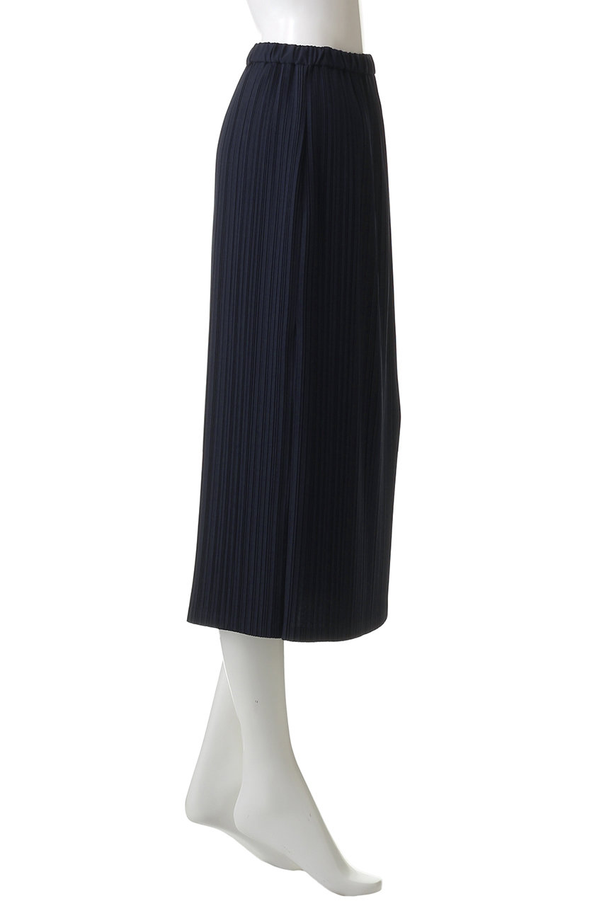 mizuiro ind(ミズイロインド)｜プリーツスカート/navy の通販