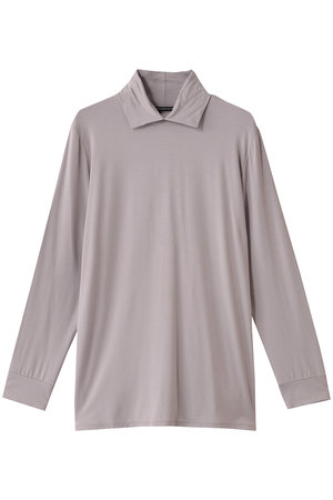 ミズイロインド/mizuiro indのシャツカラーハイネックプルオーバー(110400/110402)