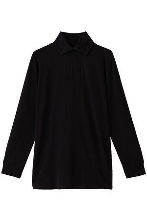 ミズイロインド/mizuiro indのシャツカラーハイネックプルオーバー(110400/110402)