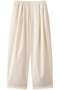ワイドタックパンツ ミズイロインド/mizuiro ind ivory