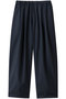 ワイドタックパンツ ミズイロインド/mizuiro ind navyA