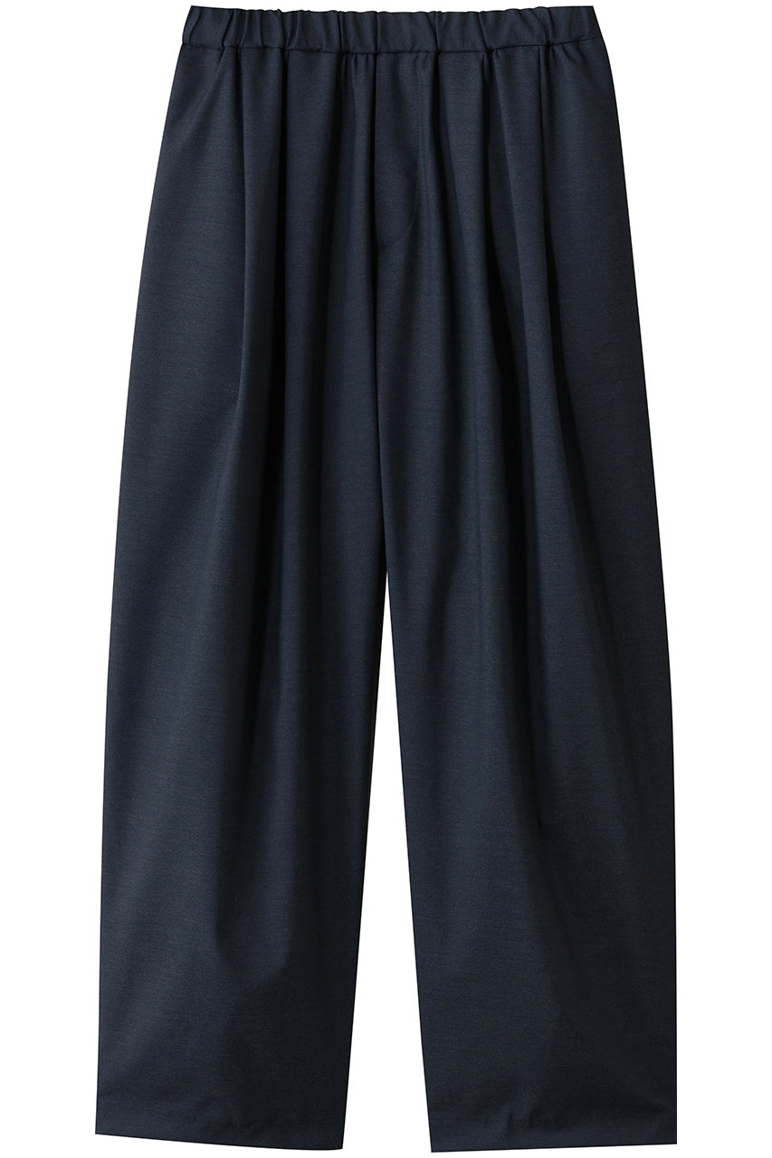 mizuiro ind wide tuck PT パンツ (navyA, F) ミズイロインド ELLE SHOP mizuiro ind wide tuck PT パンツ (navyA, F) ミズイロインド ELLE SHOP