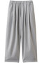 ワイドタックパンツ ミズイロインド/mizuiro ind l.gray