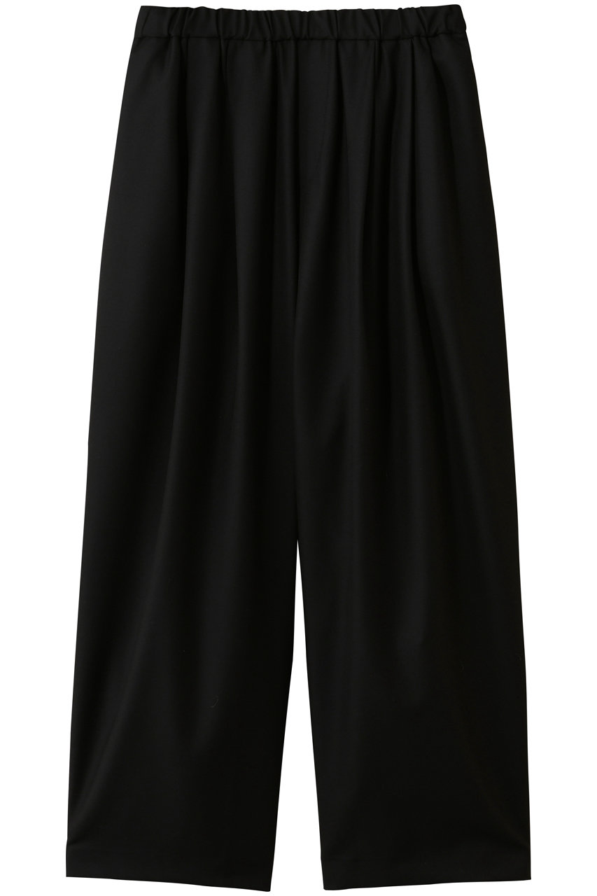 ミズイロインド/mizuiro indのワイドタックパンツ(black/3-260082)