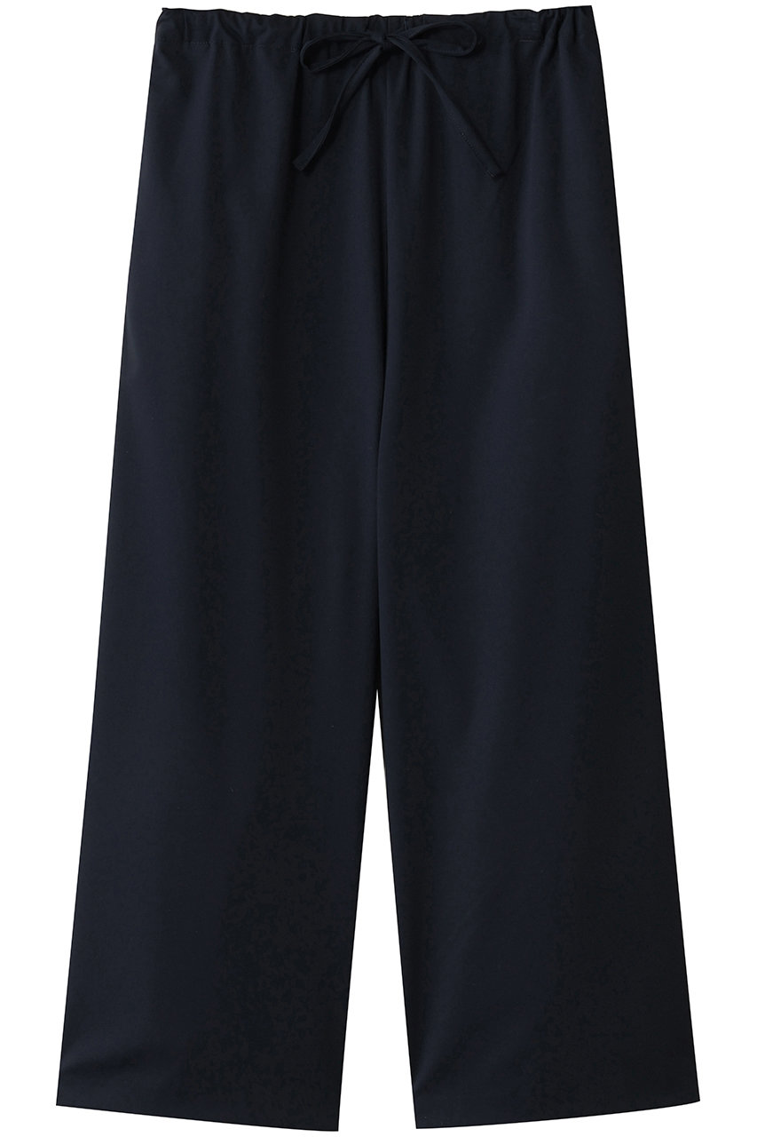 mizuiro ind wide easy PT パンツ (navy, 2) ミズイロインド ELLE SHOP
