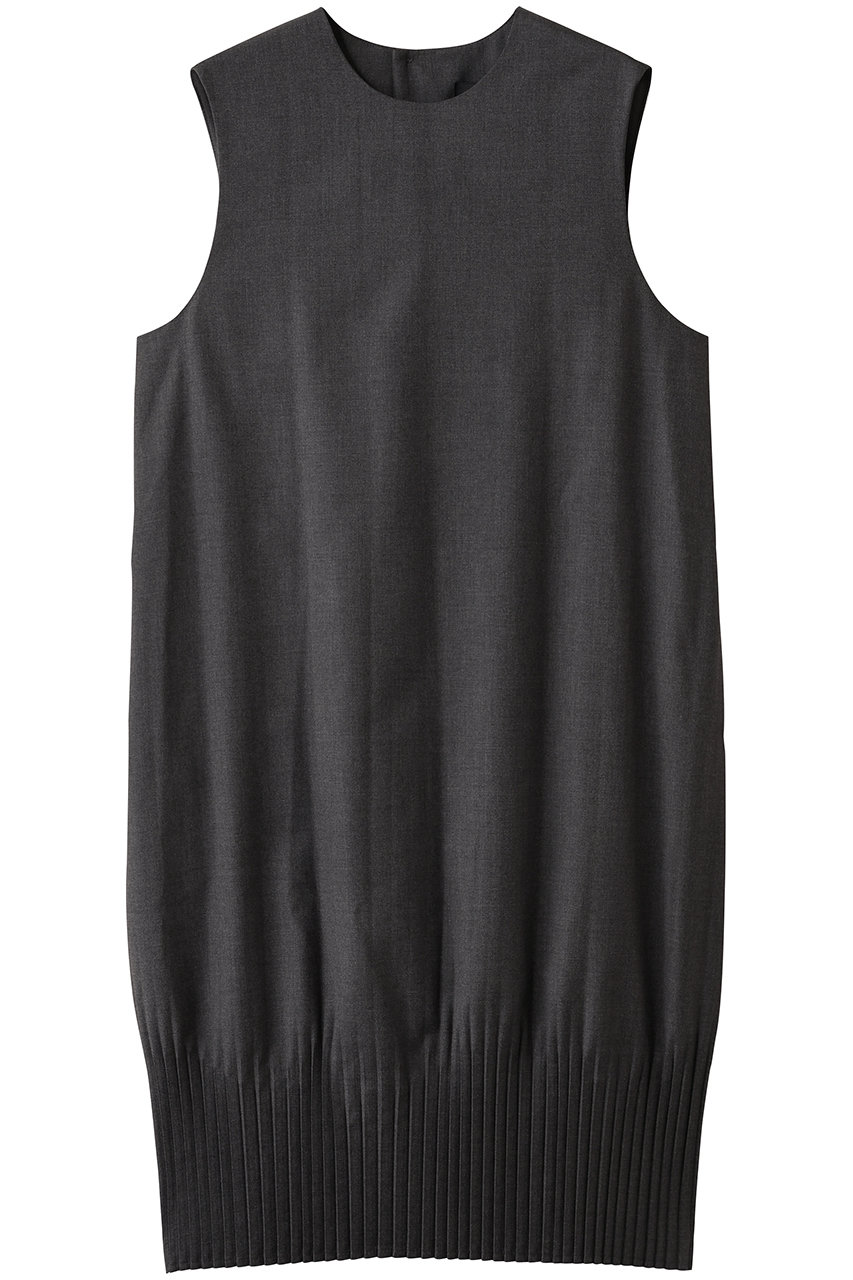 mizuiro ind pleats hem N.S OP ワンピース (gray, F) ミズイロインド ELLE SHOP