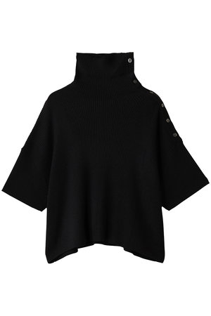ミズイロインド/mizuiro indのasymmetry collar rib P/O プルオーバー(110300/110301)