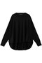 フロントシームコクーンプルオーバー ミズイロインド/mizuiro ind black