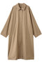 ステンカラーコート ミズイロインド/mizuiro ind beige