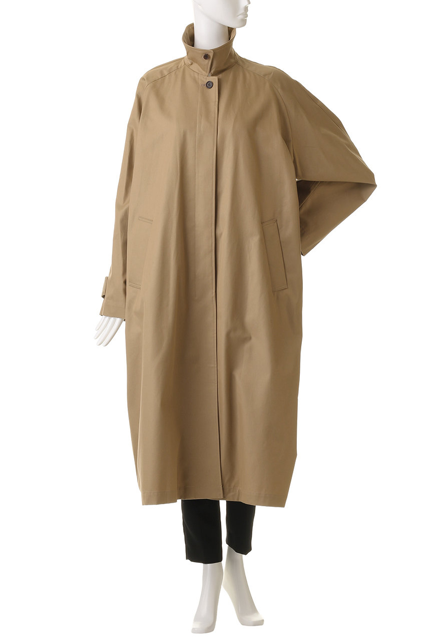 mizuiro ind(ミズイロインド)｜ステンカラーコート/beige の通販