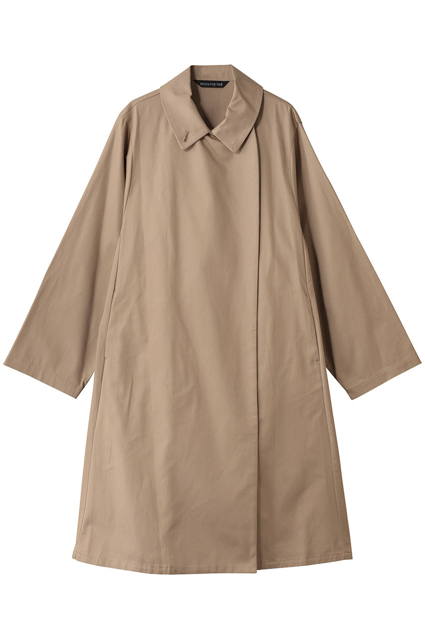 mizuiro ind trench like CT コート (beige, F) ミズイロインド ELLE SHOP mizuiro ind trench like CT コート (beige, F) ミズイロインド ELLE SHOP