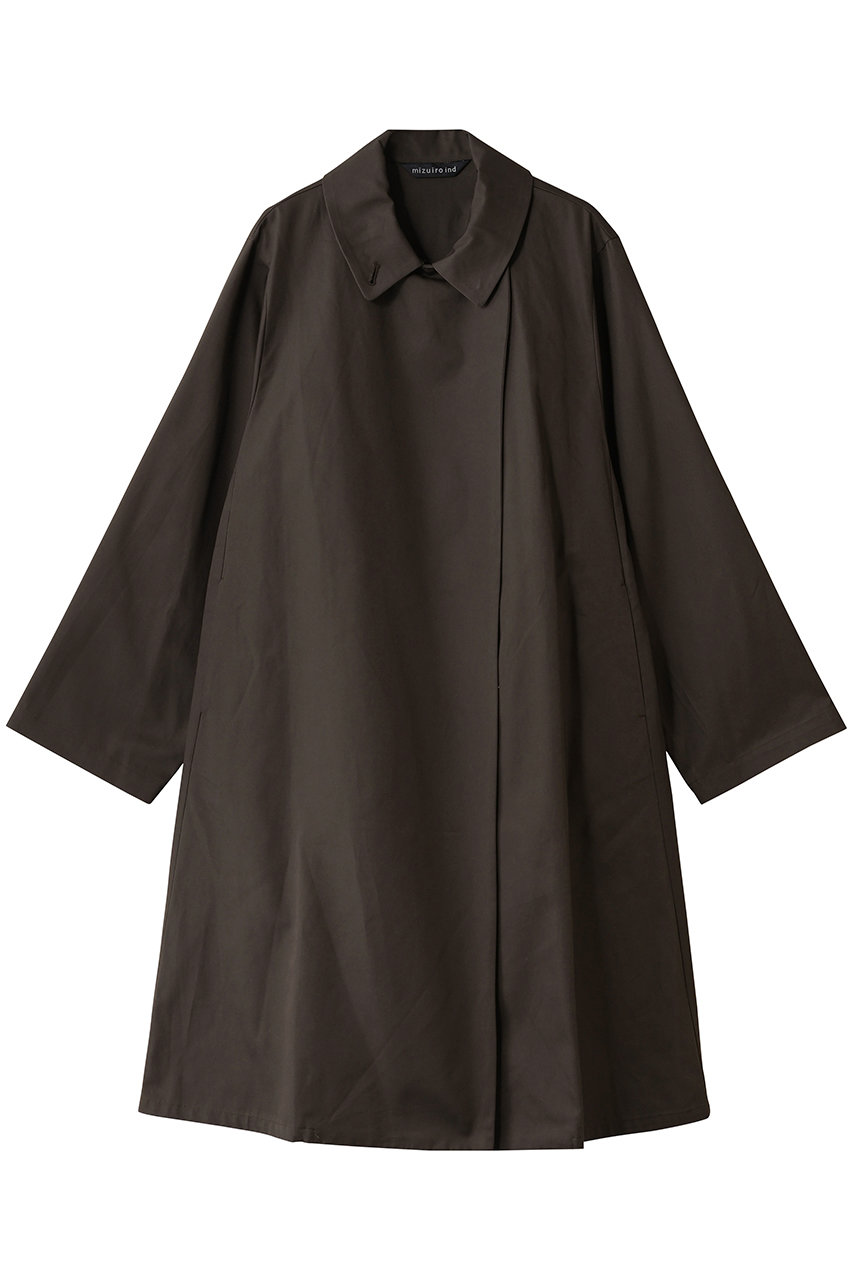mizuiro ind trench like CT コート (c.gray, F) ミズイロインド ELLE SHOP mizuiro ind trench like CT コート (c.gray, F) ミズイロインド ELLE SHOP