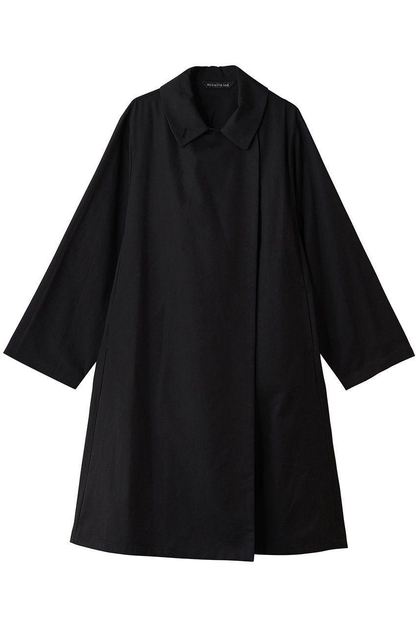 mizuiro ind trench like CT コート (black, F) ミズイロインド ELLE SHOP mizuiro ind trench like CT コート (black, F) ミズイロインド ELLE SHOP