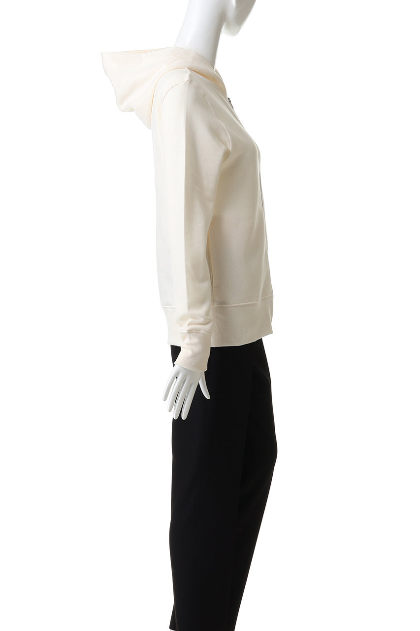 mizuiro ind(ミズイロインド)｜裏起毛ジップパーカー/ivory の通販