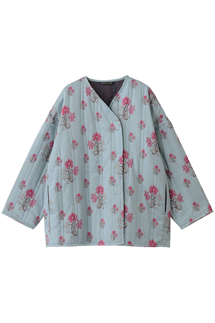 mizuiro ind print quitting JK ジャケット (l.blue, F) ミズイロインド ELLE SHOP mizuiro ind print quitting JK ジャケット (l.blue, F) ミズイロインド ELLE SHOP