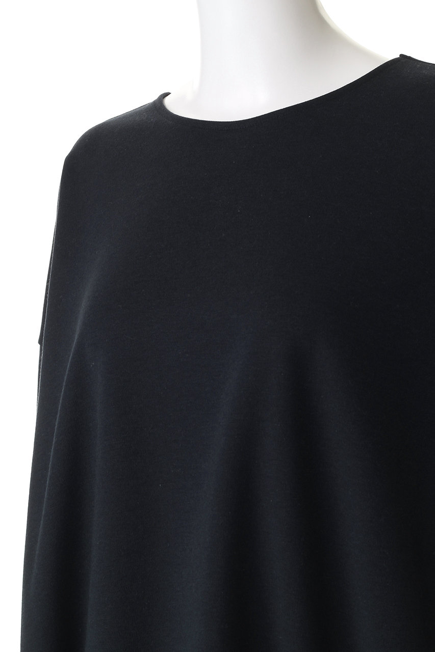 mizuiro ind(ミズイロインド)｜クルーネックコクーンプルオーバー/off