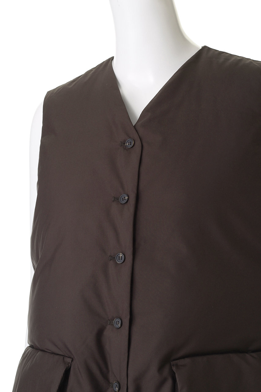 mizuiro ind ダウンベスト　ベージュ　ナチュラル mizuiro ind｜ダウンベスト - MARcourt(マーコート) | キナリノモール