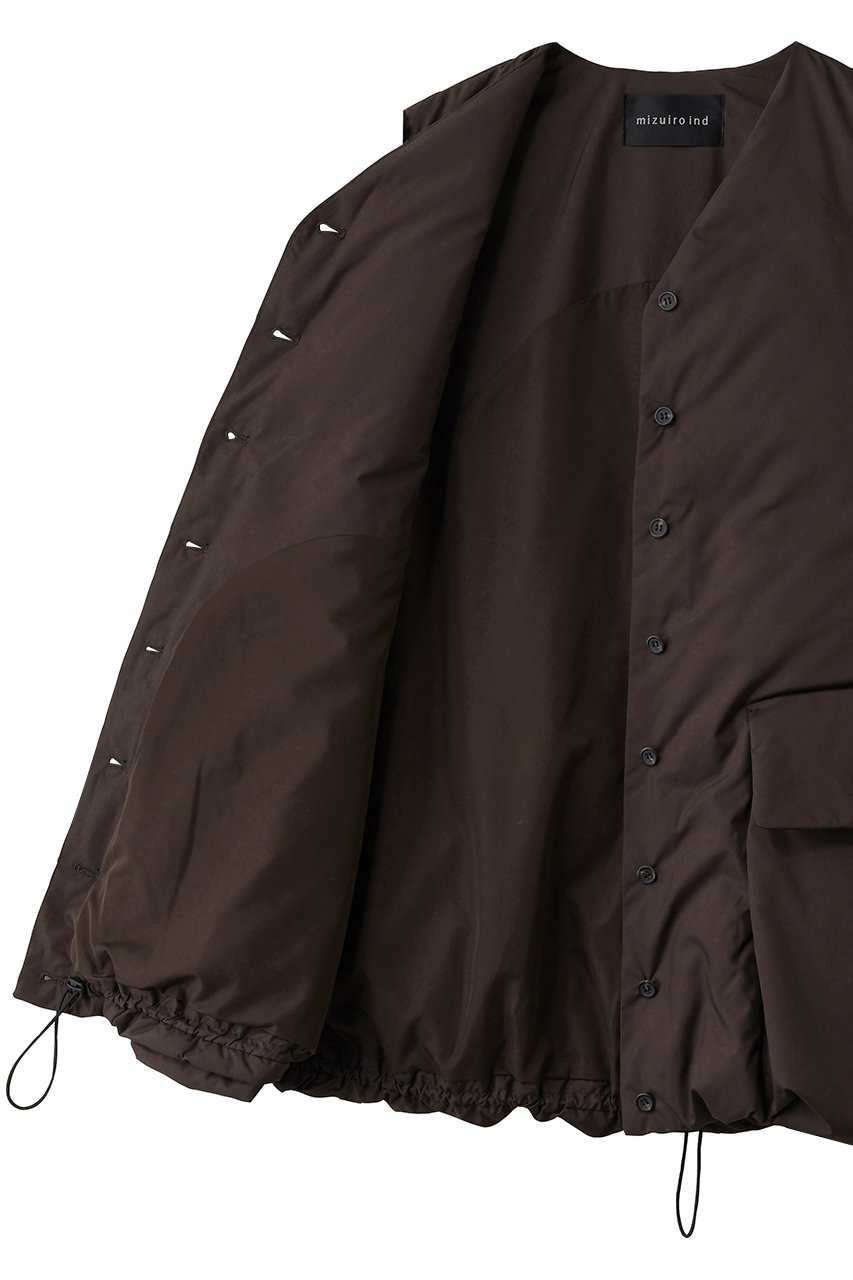 ミズイロインド　ダウンベスト　ブラック 送料無料】mizuiro ind ダウンベスト | mizuiro ind