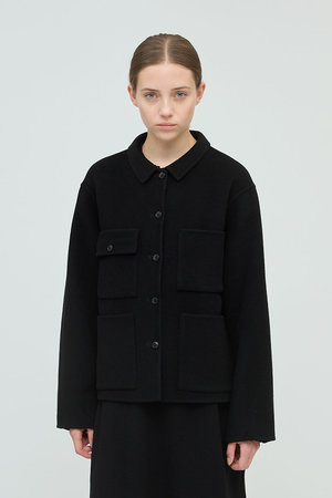 ミズイロインド/mizuiro indのwool utility JK ジャケット(110800/110801)