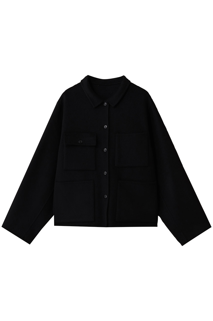 mizuiro ind wool utility JK ジャケット (black, F) ミズイロインド ELLE SHOP mizuiro ind wool utility JK ジャケット (black, F) ミズイロインド ELLE SHOP