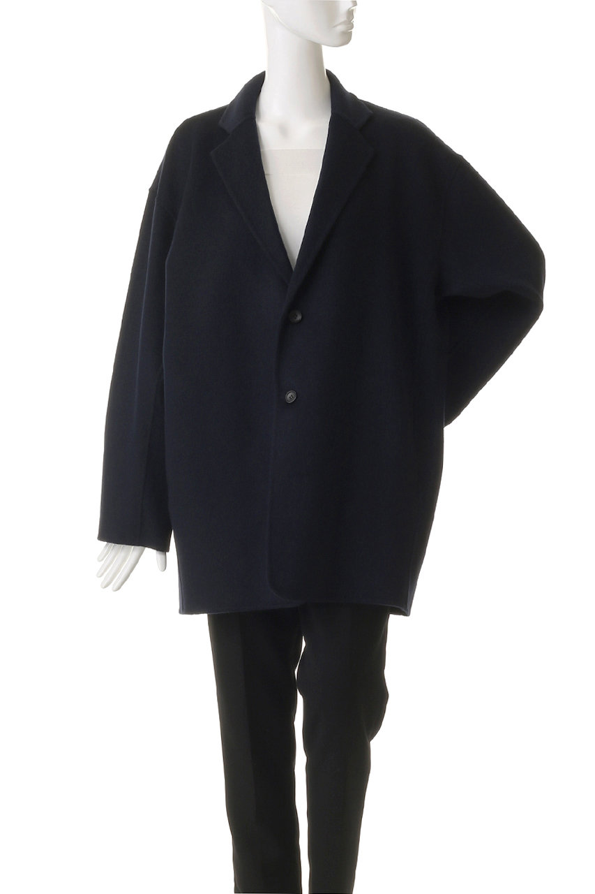 mizuiro ind(ミズイロインド)｜ウールテーラードジャケット/navy の