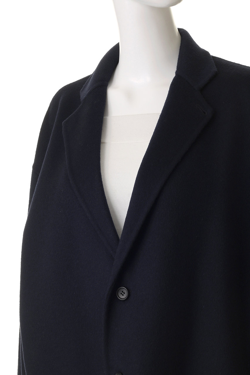 mizuiro ind(ミズイロインド)｜ウールテーラードジャケット/navy の