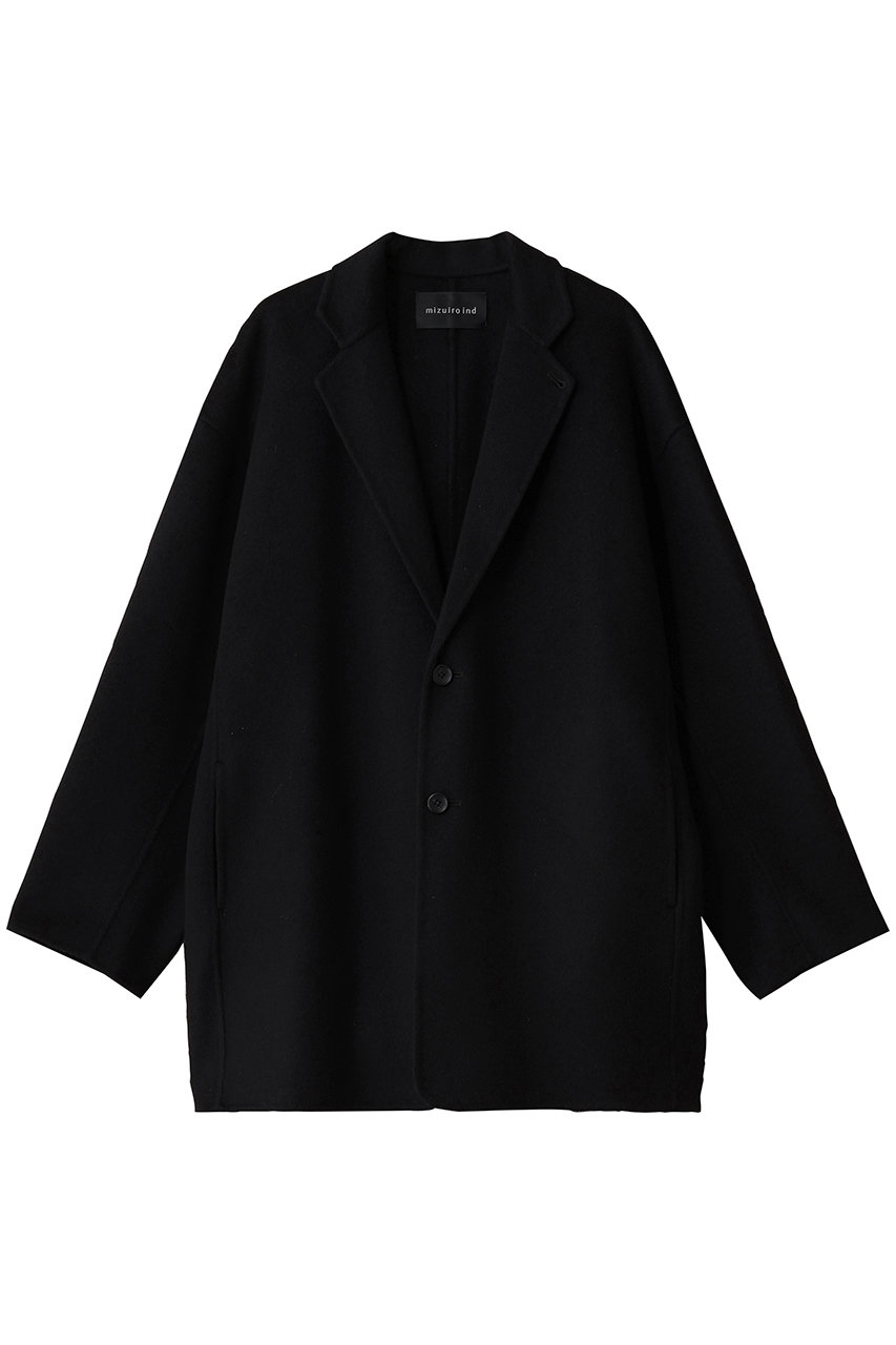 mizuiro ind wool tailored JK ジャケット (black, F) ミズイロインド ELLE SHOP mizuiro ind wool tailored JK ジャケット (black, F) ミズイロインド ELLE SHOP