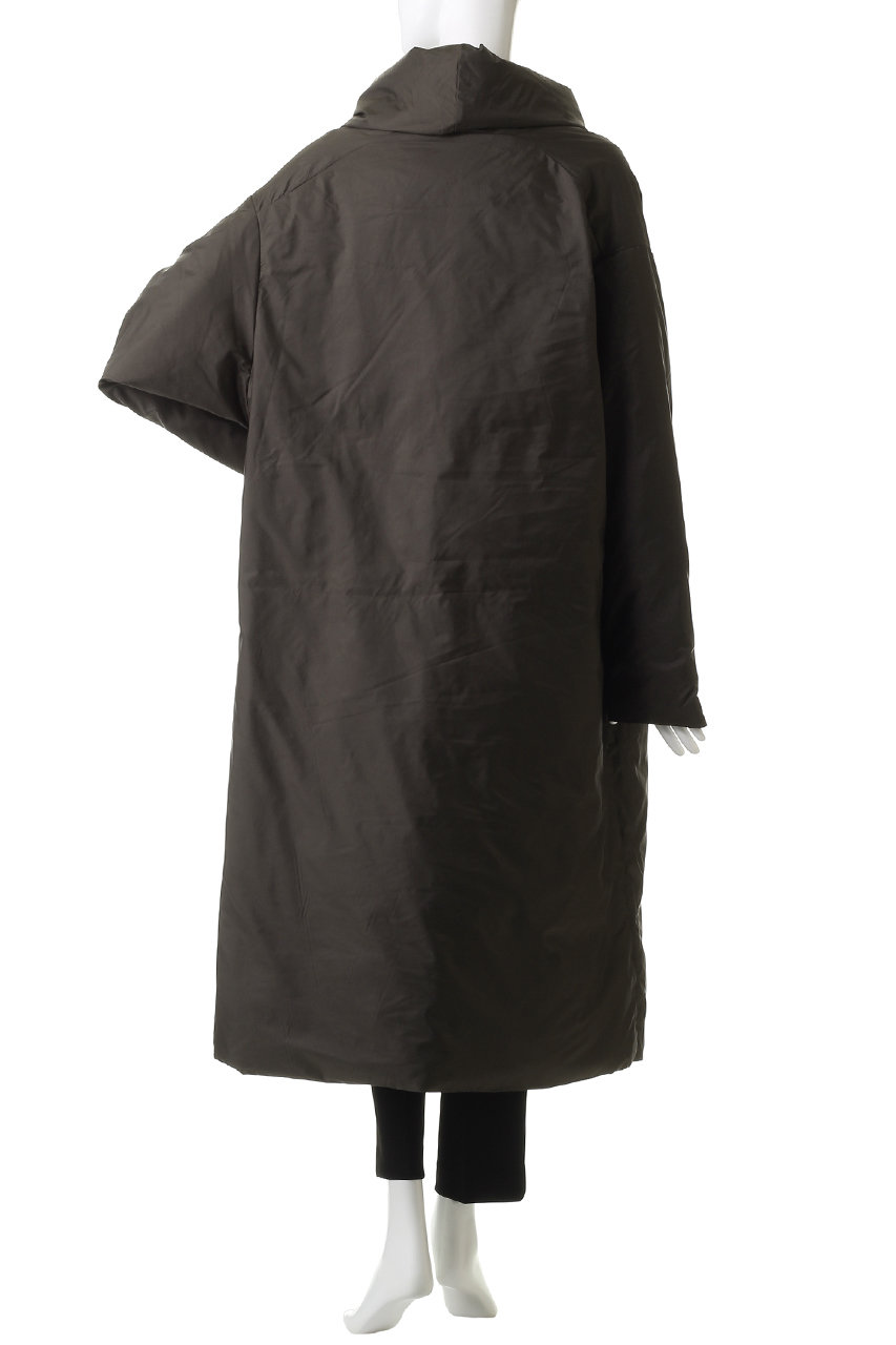 mizuiro ind(ミズイロインド)｜ドレープライトダウンコート/c.gray の