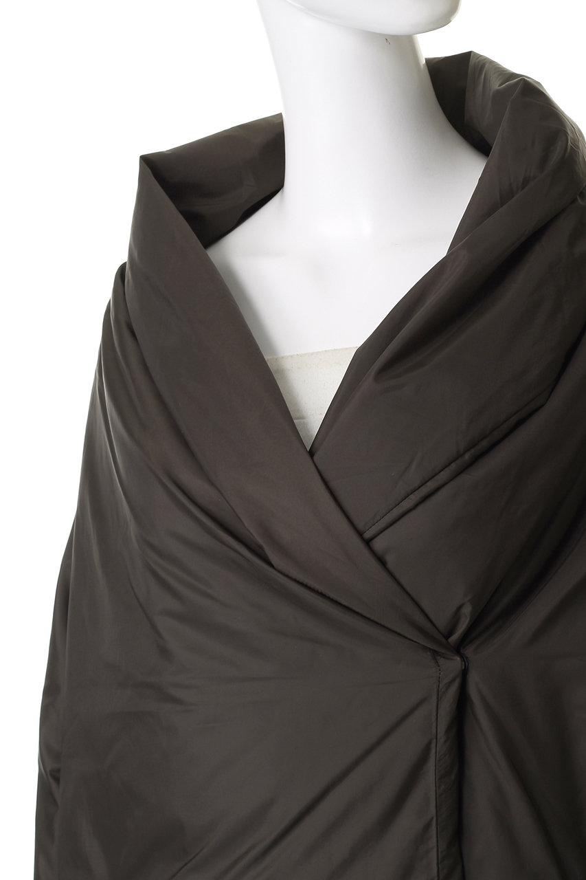 mizuiro ind(ミズイロインド)｜ドレープライトダウンコート/c.gray の