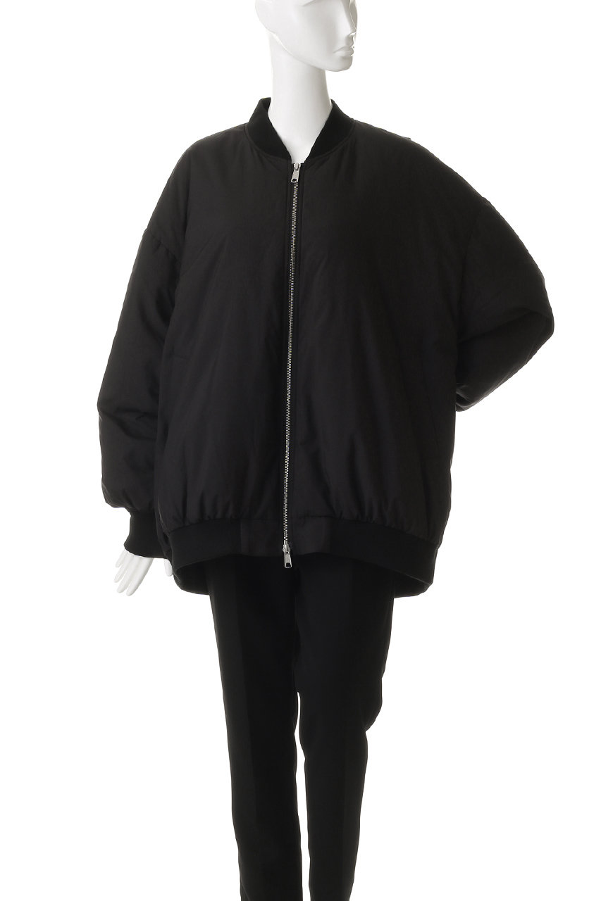 mizuiro ind(ミズイロインド)｜ワイドジップダウンブルゾン/khaki の