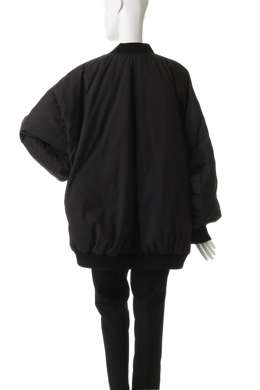 mizuiro ind(ミズイロインド)｜ワイドジップダウンブルゾン/khaki の