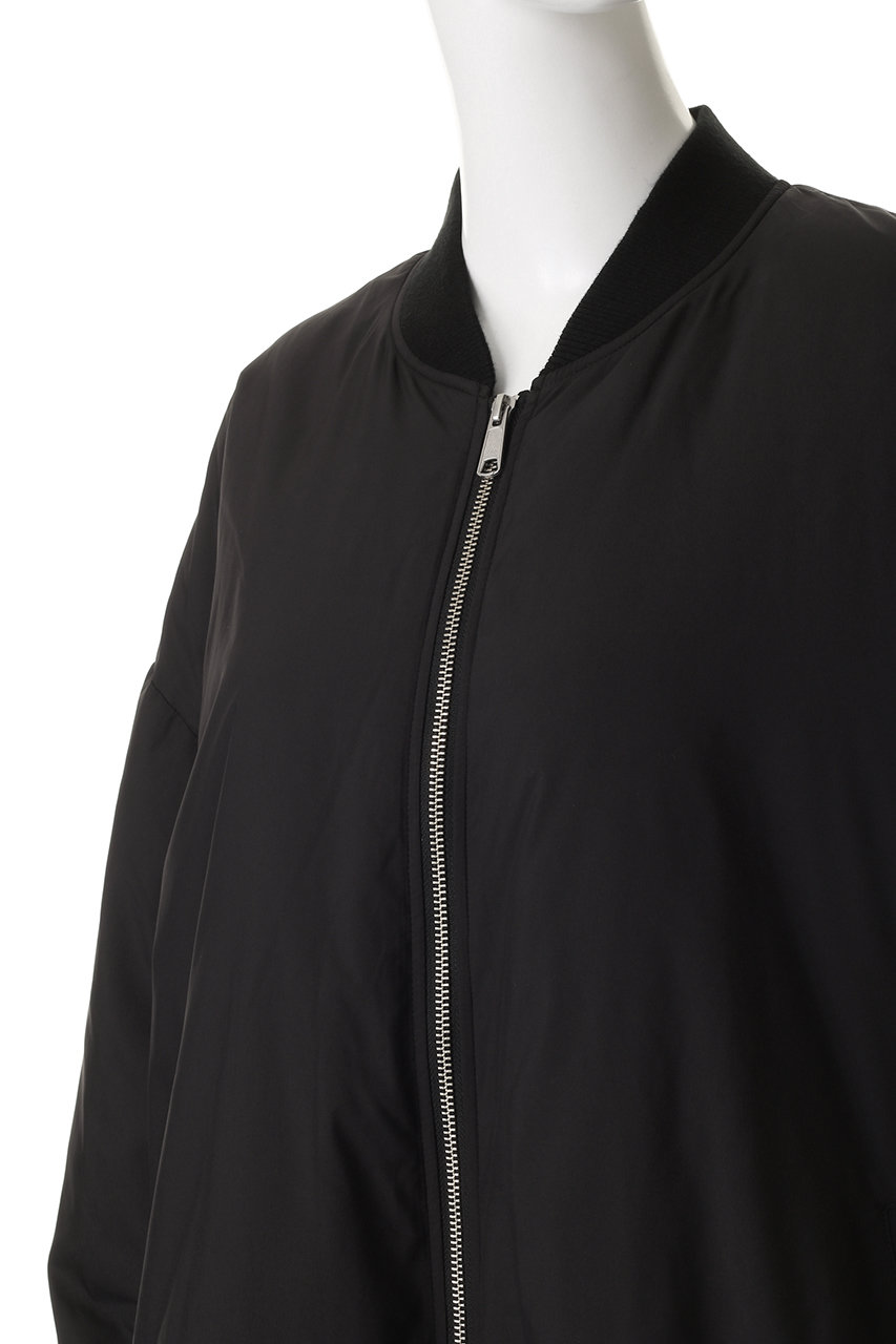 mizuiro ind(ミズイロインド)｜ワイドジップダウンブルゾン/khaki の