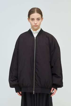 ミズイロインド/mizuiro indのwide zip down blouson ブルゾン(110800/110802)