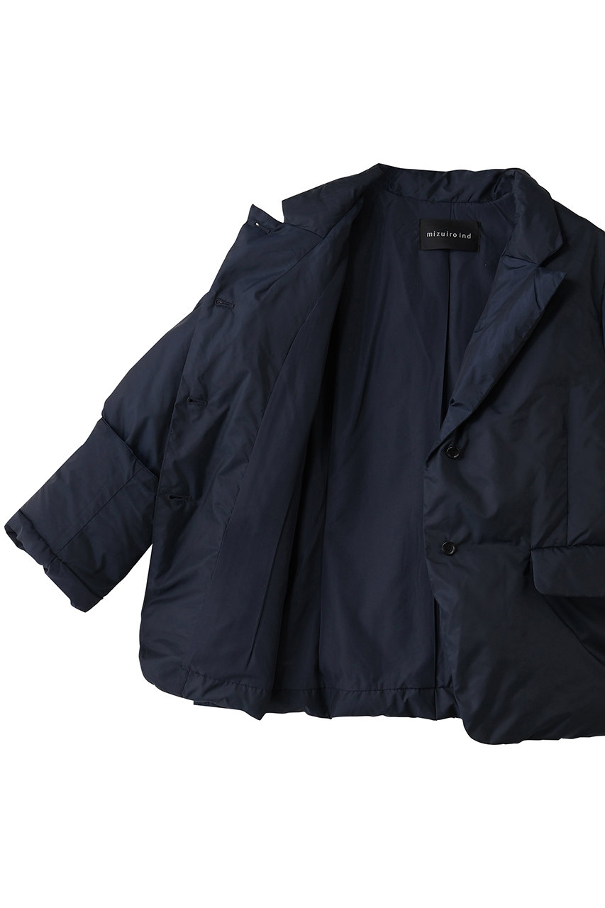 mizuiro ind(ミズイロインド)｜ダウンテーラードジャケット/khaki の