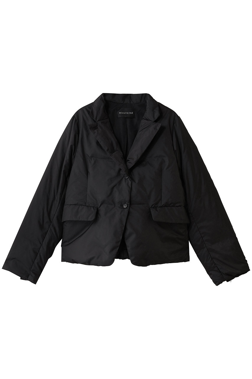 mizuiro ind down tailored JK ジャケット (black, F) ミズイロインド ELLE SHOP mizuiro ind down tailored JK ジャケット (black, F) ミズイロインド ELLE SHOP