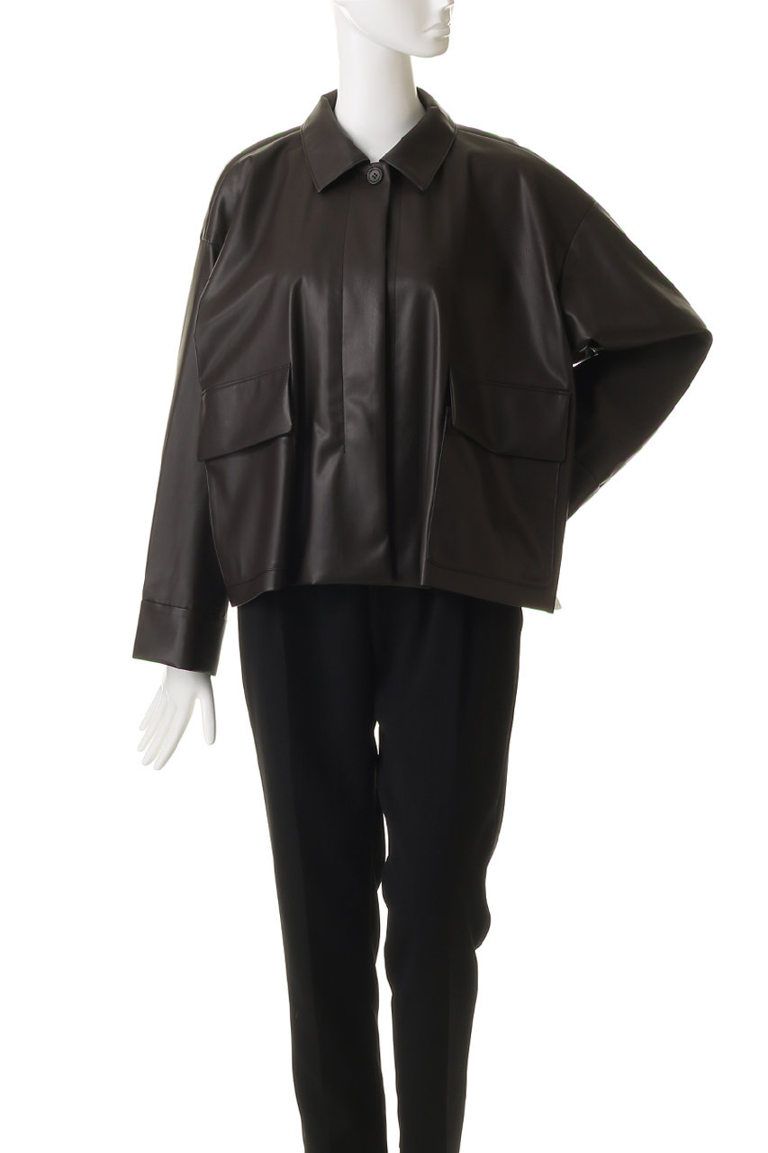 mizuiro ind(ミズイロインド)｜シンセティックレザーシャツジャケット