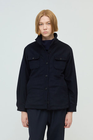 ミズイロインド/mizuiro indのback boa shirt JK ジャケット(110800/110801)