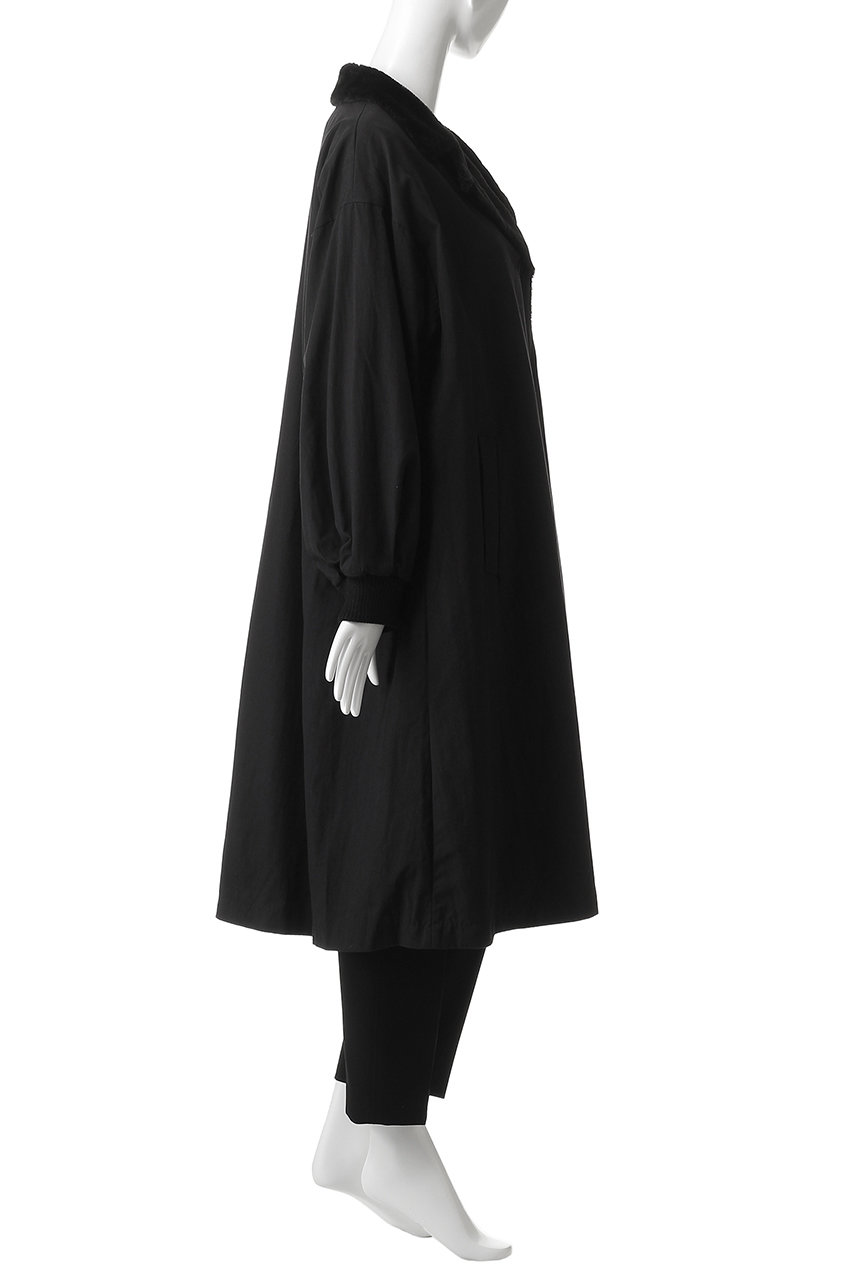 mizuiro ind(ミズイロインド)｜バックボアコート/c.gray の通販