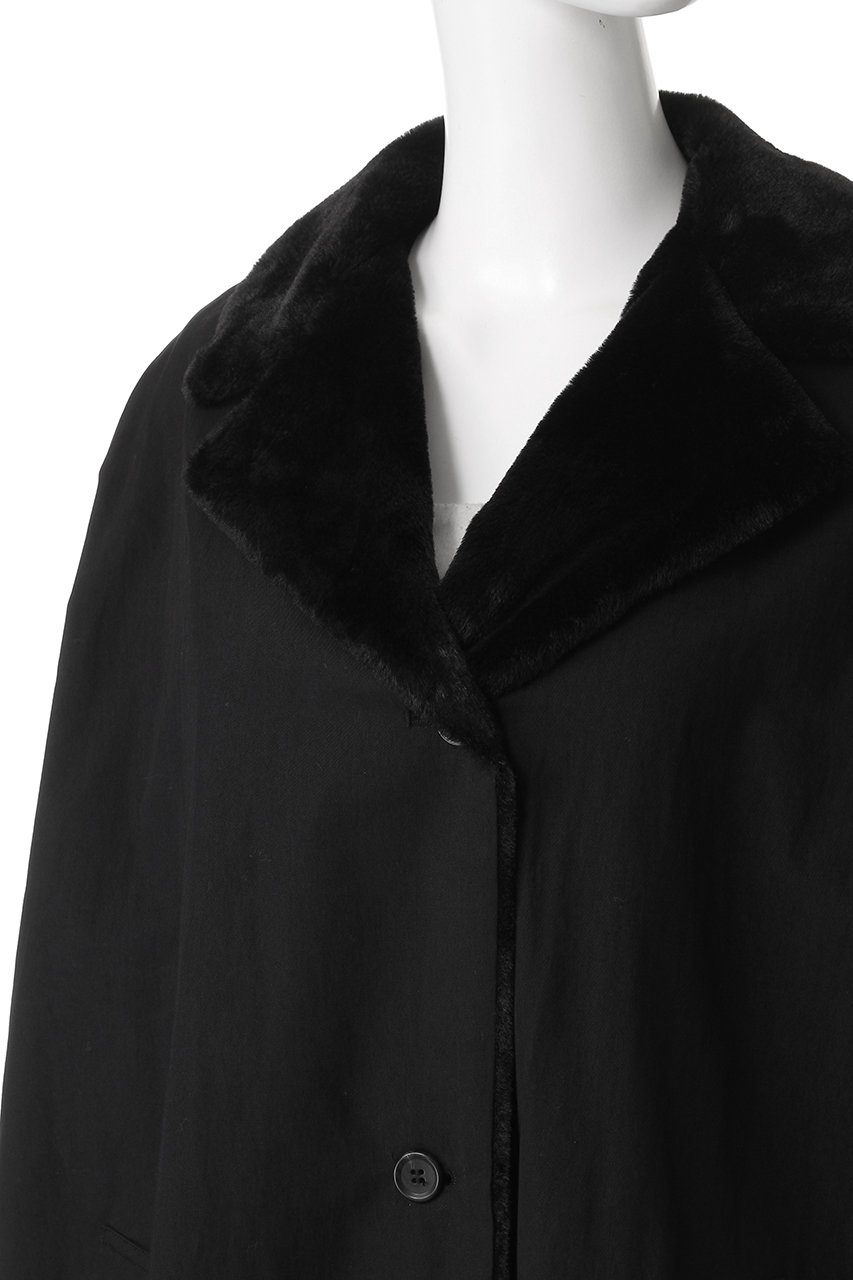 mizuiro ind(ミズイロインド)｜バックボアコート/c.gray の通販