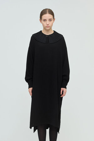 ミズイロインド/mizuiro indのpleats collar OP ワンピース(110500/110503)