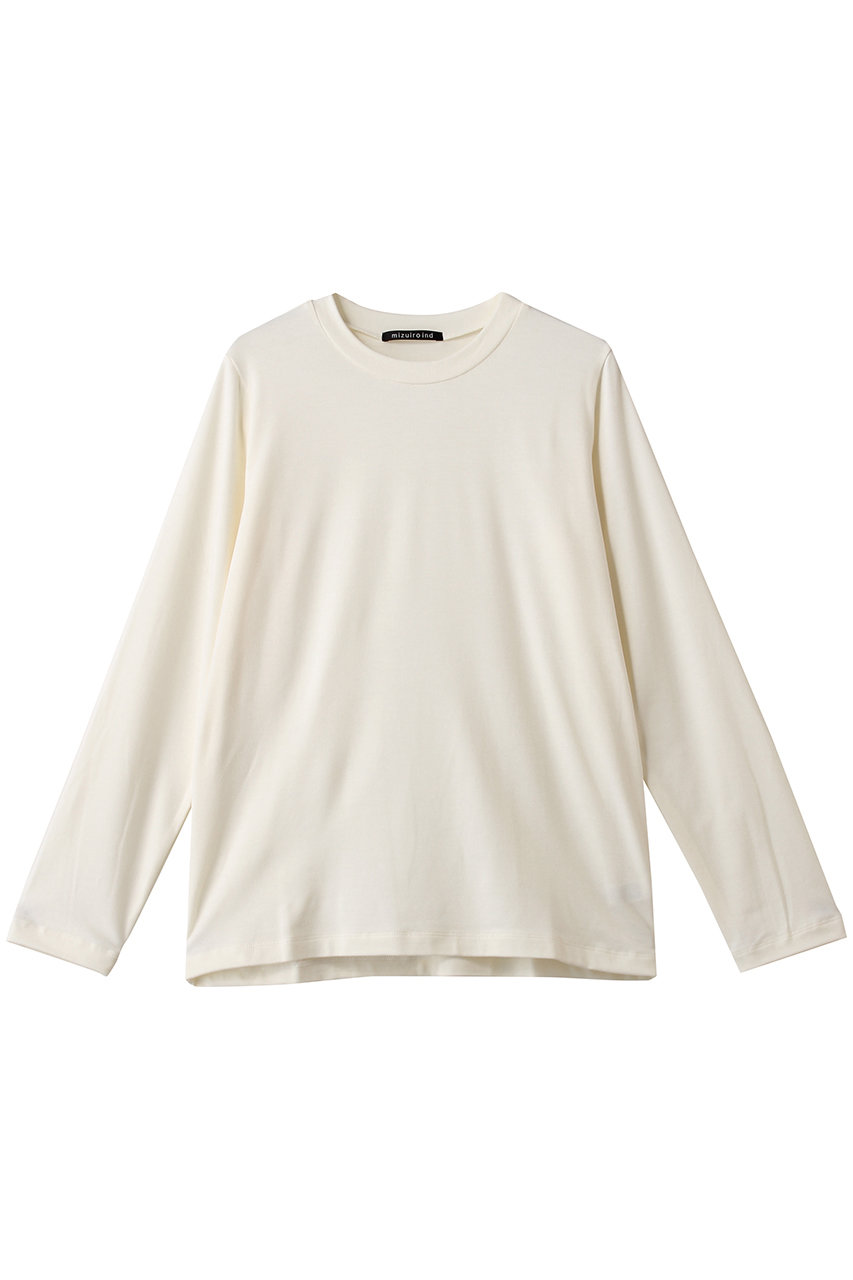 mizuiro ind three layered compact T Tシャツ (ivory, F) ミズイロインド ELLE SHOP mizuiro ind three layered compact T Tシャツ (ivory, F) ミズイロインド ELLE SHOP