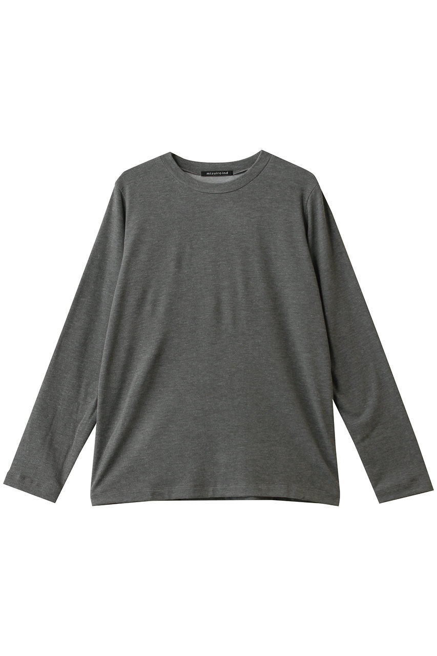 mizuiro ind three layered compact T Tシャツ (gray, F) ミズイロインド ELLE SHOP